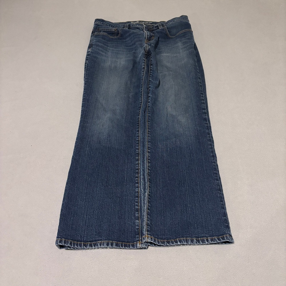 Denver Hayes Flextech Mens 34x30 Bootcut Jeans Medium Wash Denim Classic